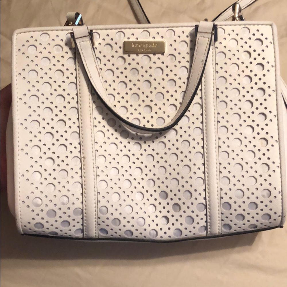 Kate Spade White Crossbody Purse